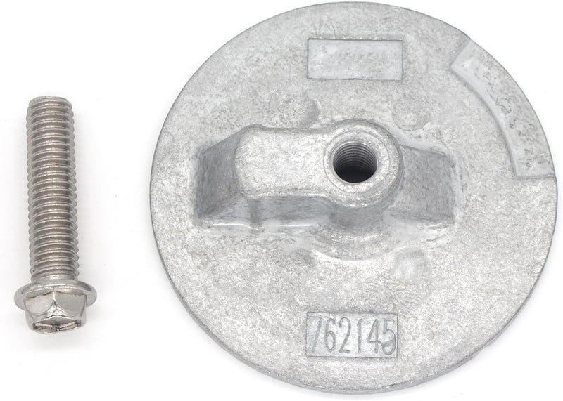QUICKMARINE 76214Q5 Boat Motor Trim Tab Anode with Bolt for MerCruiser Alpha One Gen 2 & Bravo Stern Drives and Mercury Marine 35-300 HP Outboards replaces 97-76214Q5 97-76214T5 - Image 5